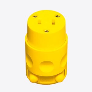 CONECTOR AEREO 2 PATAS LEVITON 15A 125V PVC
