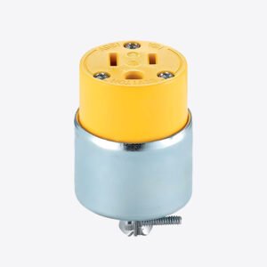 CONECTOR AEREO LEVITON PLANO 2X15A+T 125/250V