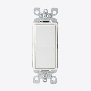 INTERRUPTOR UNIPOLAR SIMPLE DECORA 15A L/T 250V BLANCO 5601-2W LEVITON