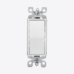 INTERRUPTOR SIMPLE DECORA D/3 CONMUTACION 15A L/T 250V BLANCO 5603-2W LEVITON
