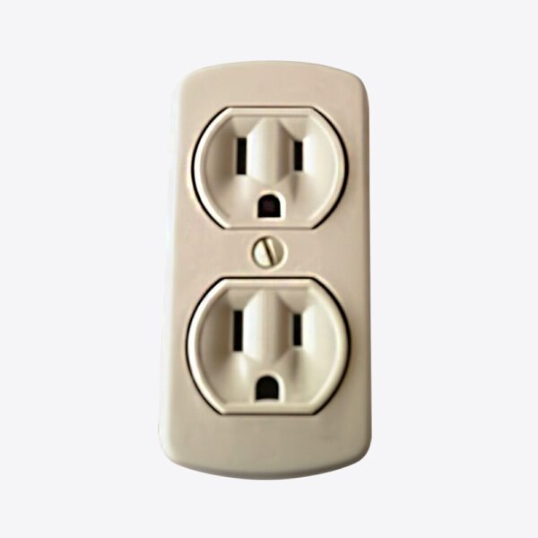 TOMA DOBLE VISIBLE 2X15A L/T 125V MARFIL 91-I LEVITON