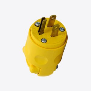 ENCHUFE 15A 125V L/T PVC 515-PV LEVITON AMARILLO