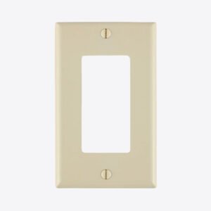 PLACA SIMPLE DECORA NYLON 80401-NI LEVITON MARFIL