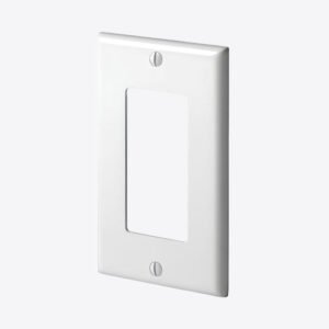 PLACA SIMPLE DECORA NYLON BLANCA 80401-NW LEVITON