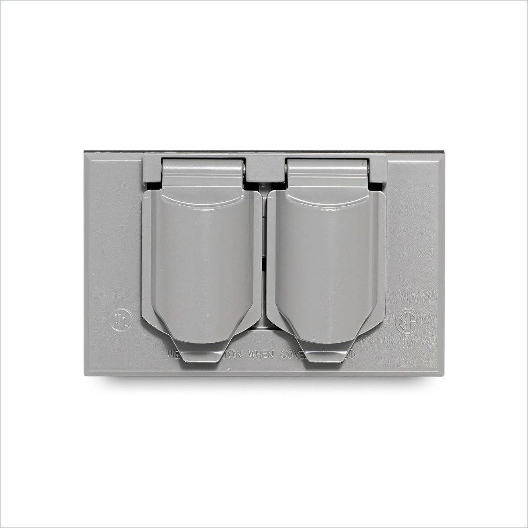 PLACA DOBLE HERMETICA HORIZONTAL ALUMINIO