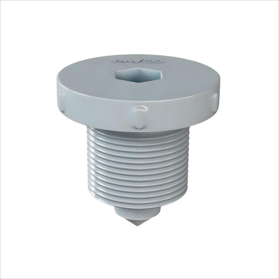 TAPON MACHO PVC DE 1/2" CON ROSCA