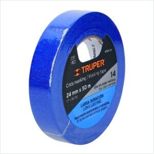 CINTA MASKING TAPE AZUL DE 1" x 50 M PARA PINTOR