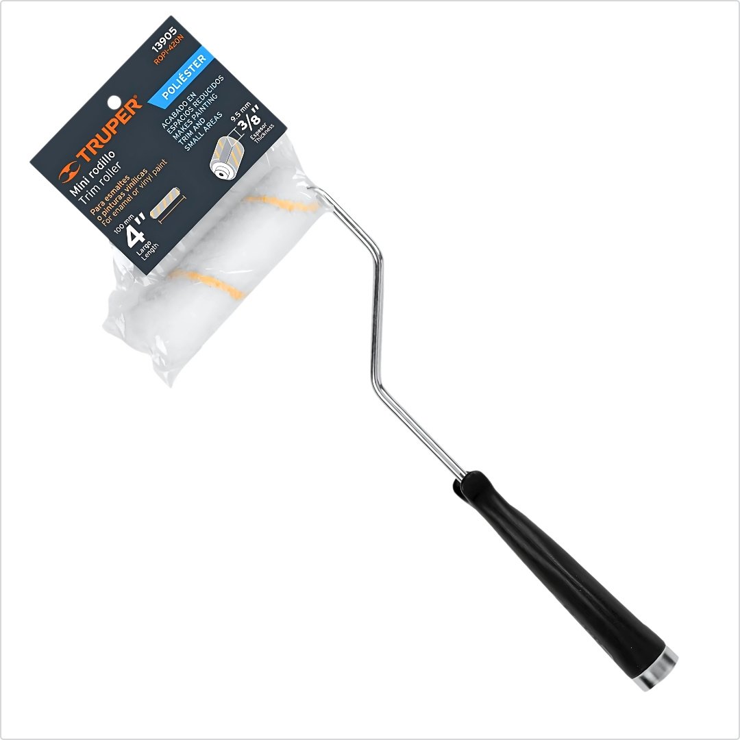 MINI RODILLO PARA PINTAR 4" x 3/8" DE POLIÉSTER