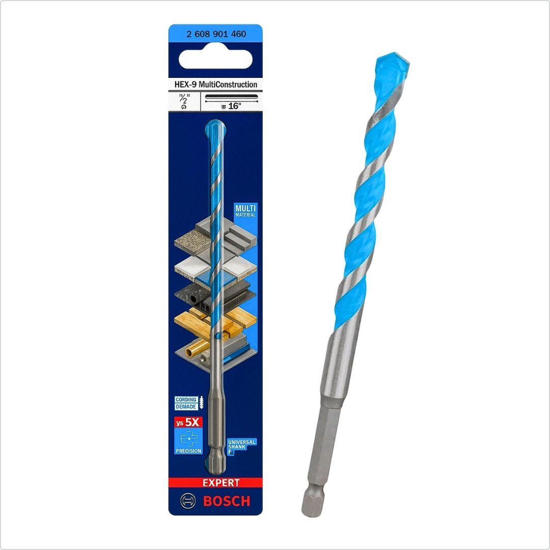BROCA MULTICONSTRUCCIÓN EXPERT HEX-9 1/4" x 4" x 6"