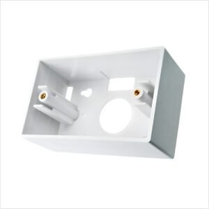 CAJA EXTERNA DE 2 X 4 SIN MARCO LIVIANA PARA CABLES CANAL BLANCO Y MARF