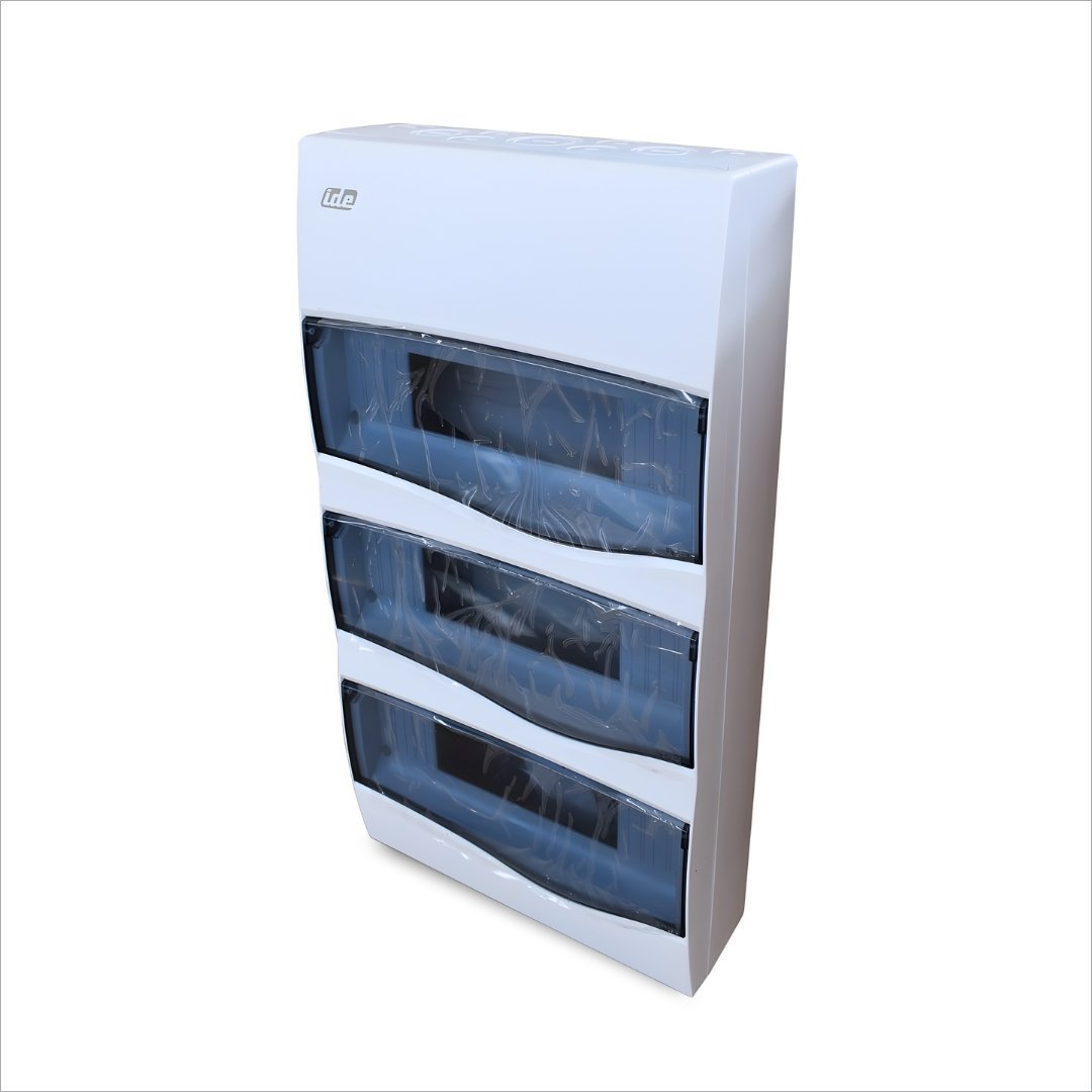 TABLERO ELÉCTRICO ADOSABLE DE 36 POLOS VISIBLE BLANCO O/TRANSPARENTE